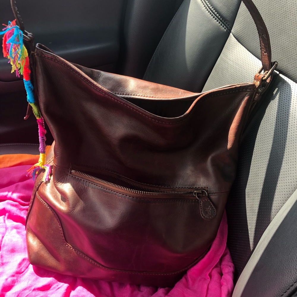 Custom Dyed Frye Hobo Bag *not for sale*